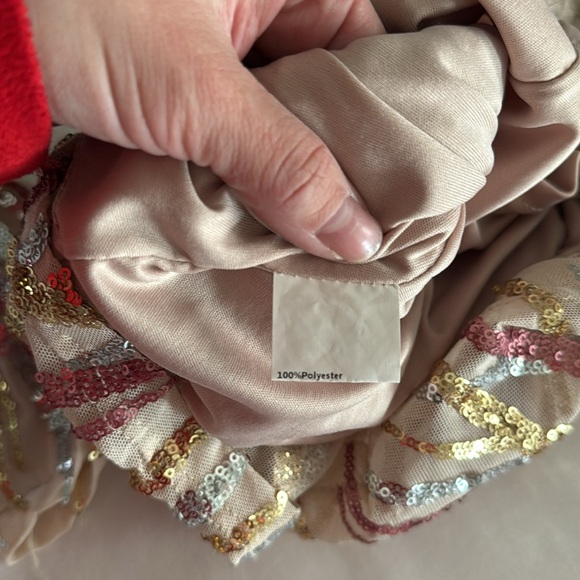 Sage and Paige Sequence long-sleeve, backless dress,pink - Picture 5 of 6